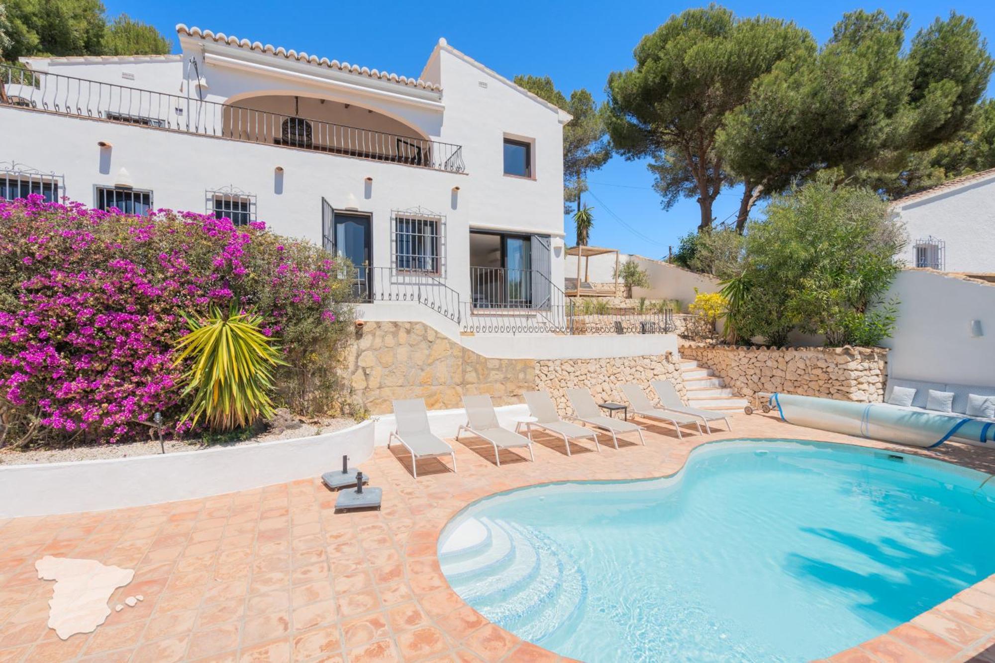 Costablancadreams Casa La Cereza In Moraira Villa Exterior foto