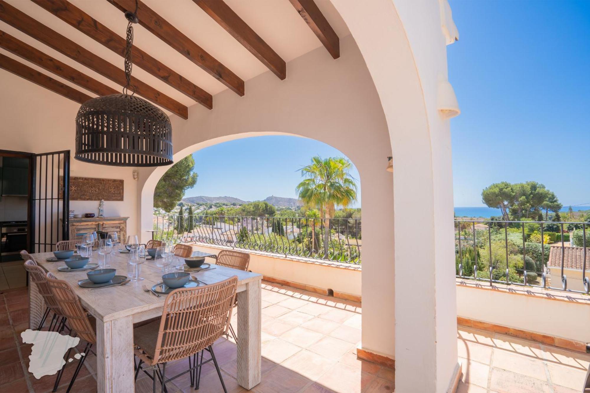 Costablancadreams Casa La Cereza In Moraira Villa Exterior foto