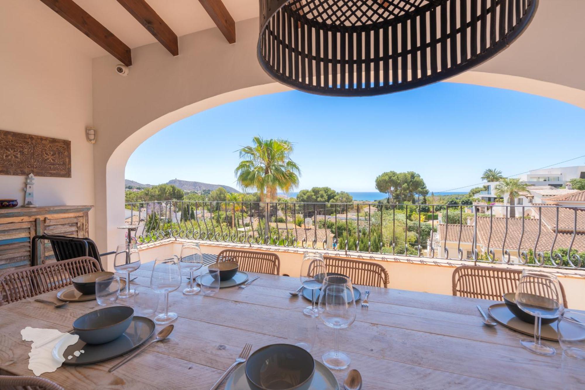 Costablancadreams Casa La Cereza In Moraira Villa Exterior foto